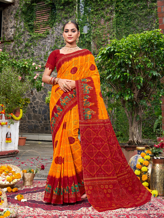 Raga Chundari Hathi Design Saree