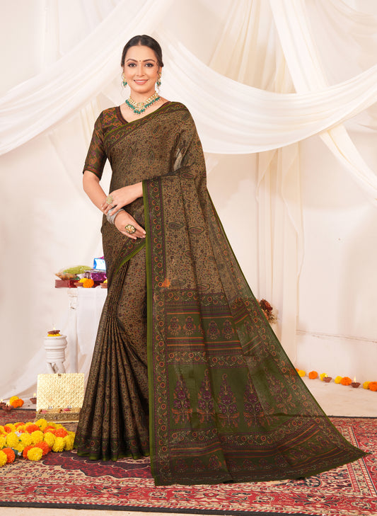 Toral Muslin Saree