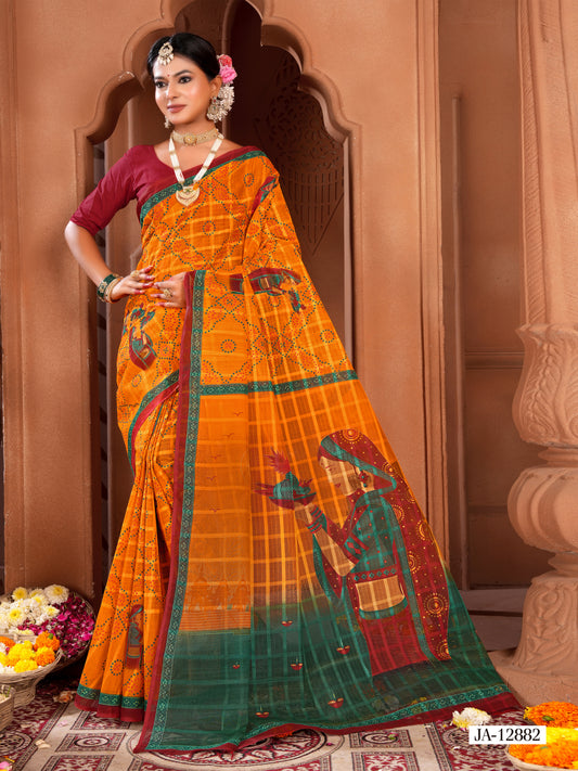 Manokamna Chundri Elegance Saree