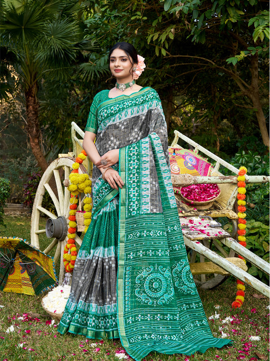 Anushka Zari Ornamental Border Saree