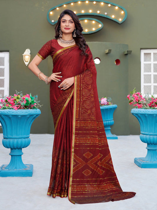 Birju Muslin Traditional Woven Inspired Saree