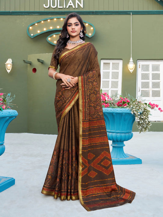 Birju Muslin Traditional Woven Inspired Saree
