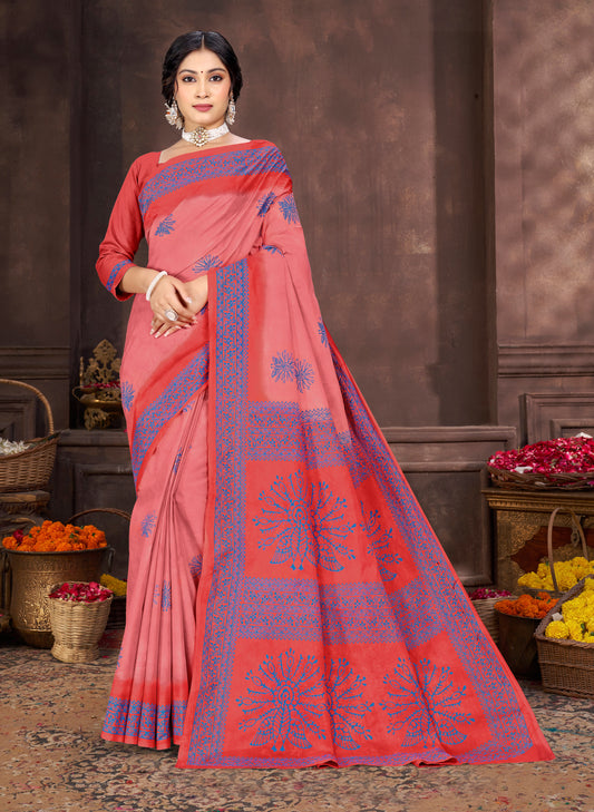 Venkateshwara Malai Timeless Bloom Saree