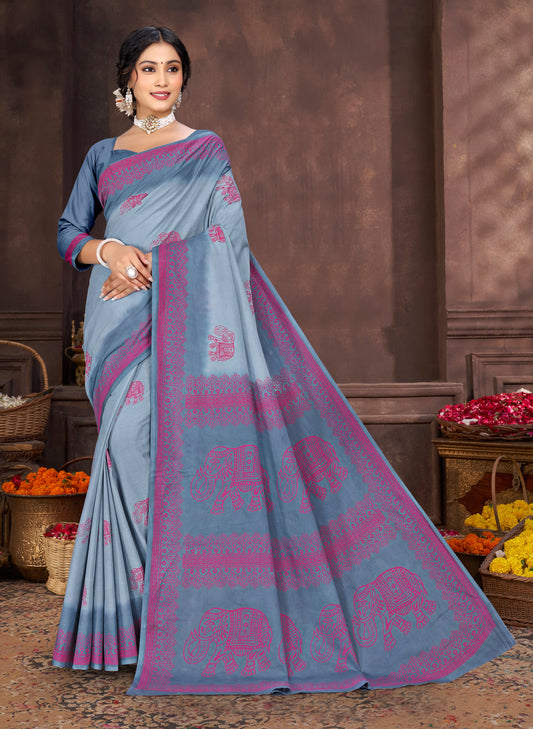 Venkateshwara Malai Traditional Border Saree