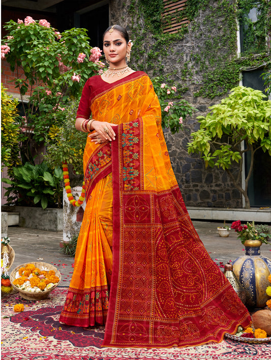 Raga Chundari Traditional Design Saree