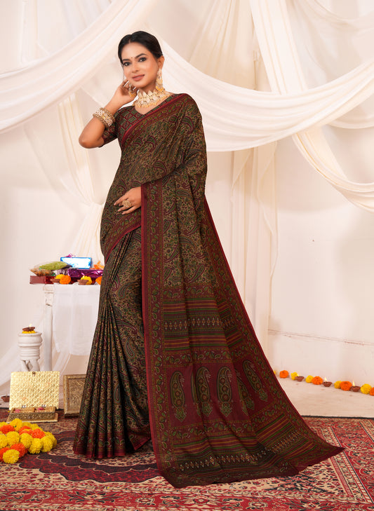 Toral Muslin Saree
