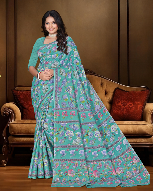 Malik Malai Soft  Cotton Saree